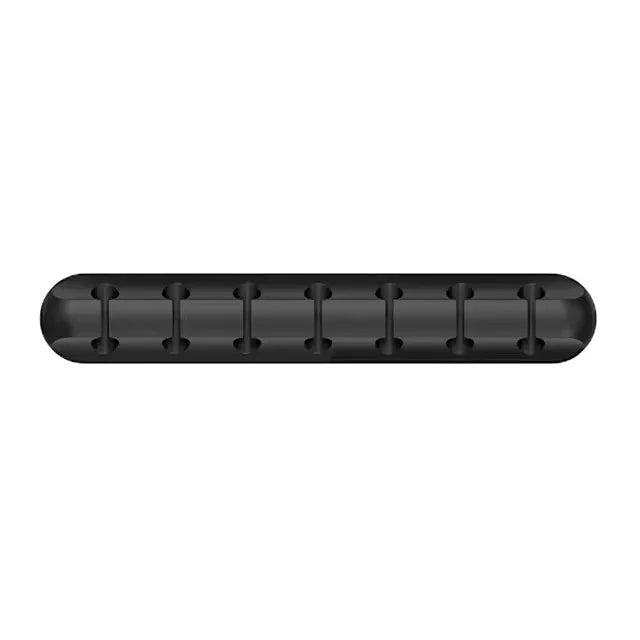 Organizador de cabos de silicone, enrolador de cabo usb, clipes de gerenciamento, suporte para mouse e teclado