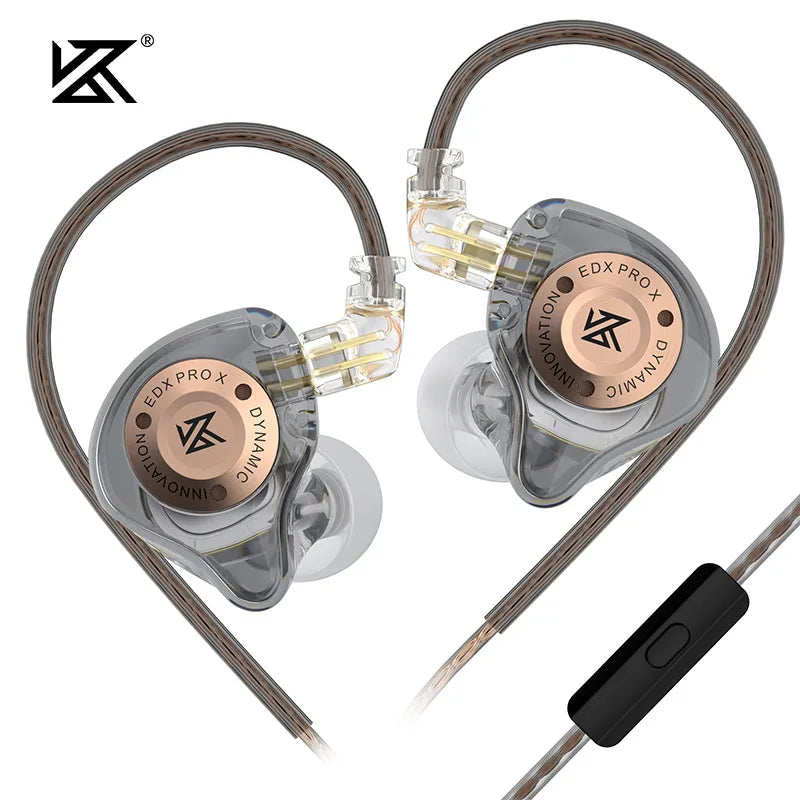 KZ EDX PRO X In Ear Dynamic Drive Earphone HIFI Bass Music Earbud Sport Noise Cancelling Headset ZSN ZST ZS10 pro x C12 CRA