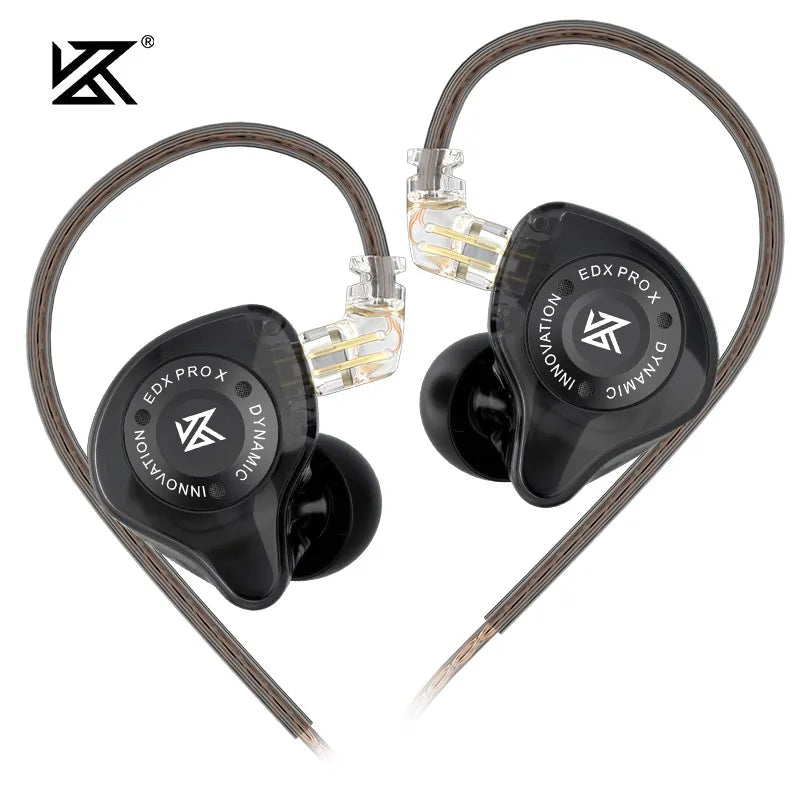 KZ EDX PRO X In Ear Dynamic Drive Earphone HIFI Bass Music Earbud Sport Noise Cancelling Headset ZSN ZST ZS10 pro x C12 CRA