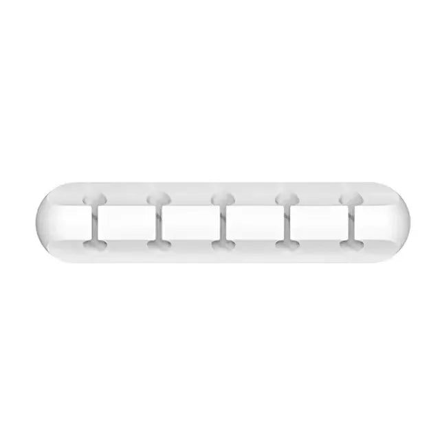 Organizador de cabos de silicone, enrolador de cabo usb, clipes de gerenciamento, suporte para mouse e teclado