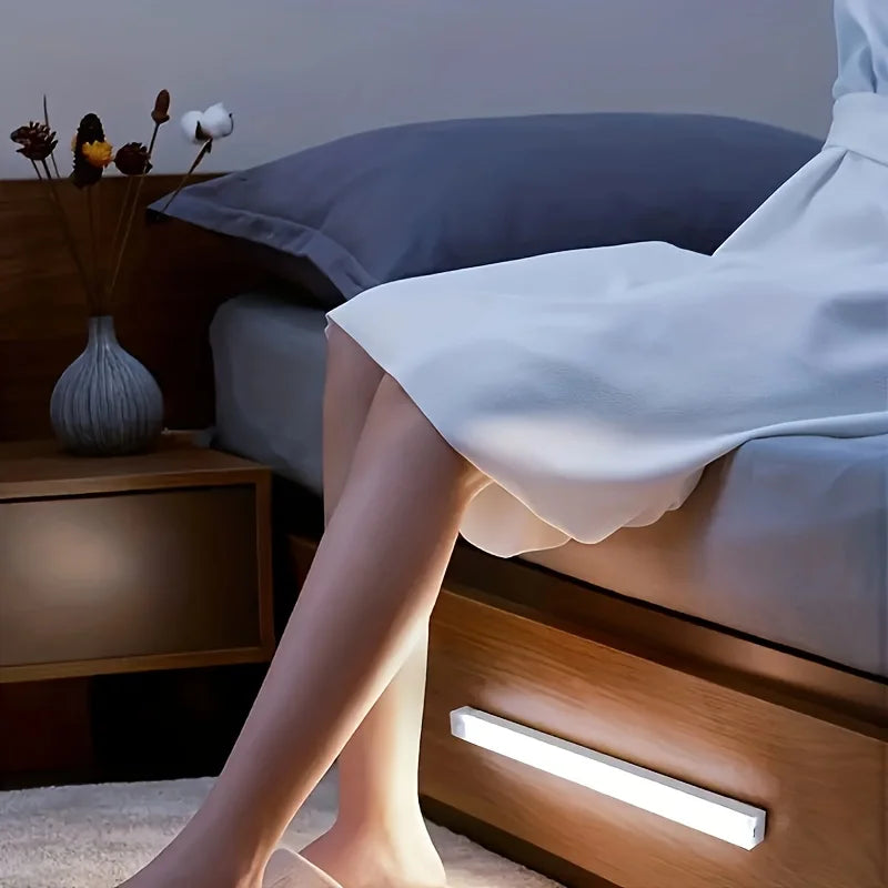 Motion Sensor Light Wireless LED Night Light Type C Rechargeable Light Cabinet Wardrobe Lamp Staircase Backlight For Kitchen LED