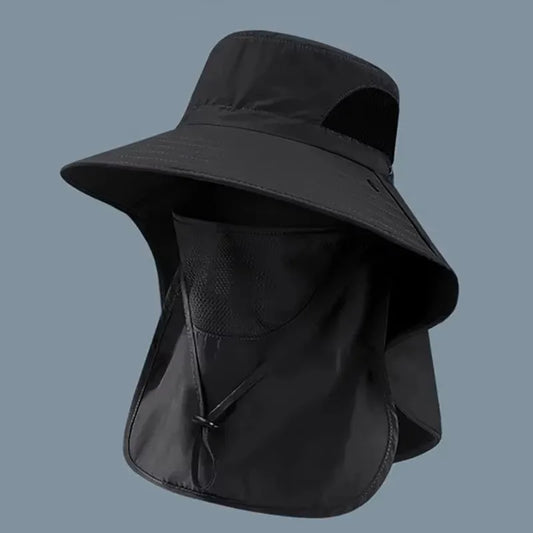 Outdoor Unisex Summer Hat UV Protection Breathable Fishing Cap Sunshade Neck Protection Cycling And Climbing Hat Waterproof