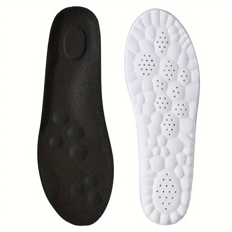 1 Pair Soft 4D Massage Arch Support Insoles Latex Sports Pads For Running Basket Shoes Sole Orthopedic Inserts Unisex