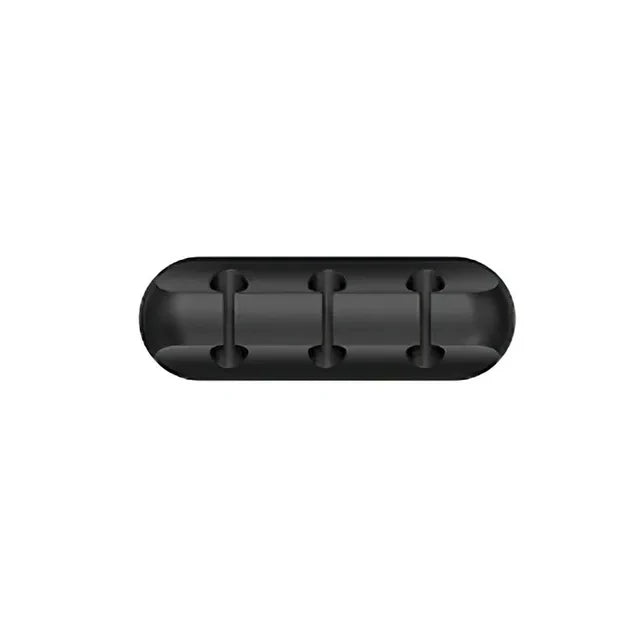 Organizador de cabos de silicone, enrolador de cabo usb, clipes de gerenciamento, suporte para mouse e teclado
