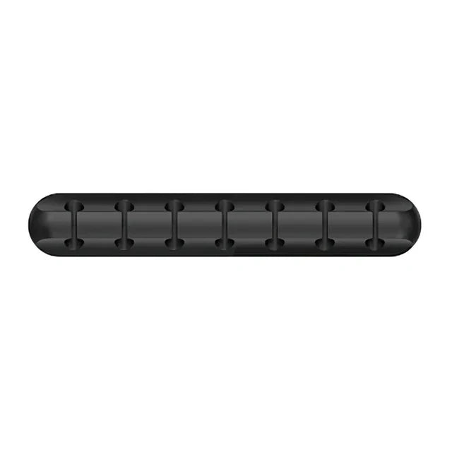 Organizador de cabos de silicone, enrolador de cabo usb, clipes de gerenciamento, suporte para mouse e teclado